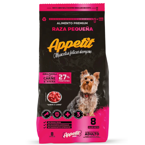APPETIT ADULTO RAZA PEQUEÑA 8 Kg