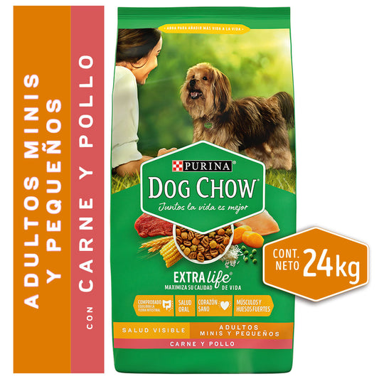 DOG CHOW ADULTO RAZA PEQUEÑA 24 Kg